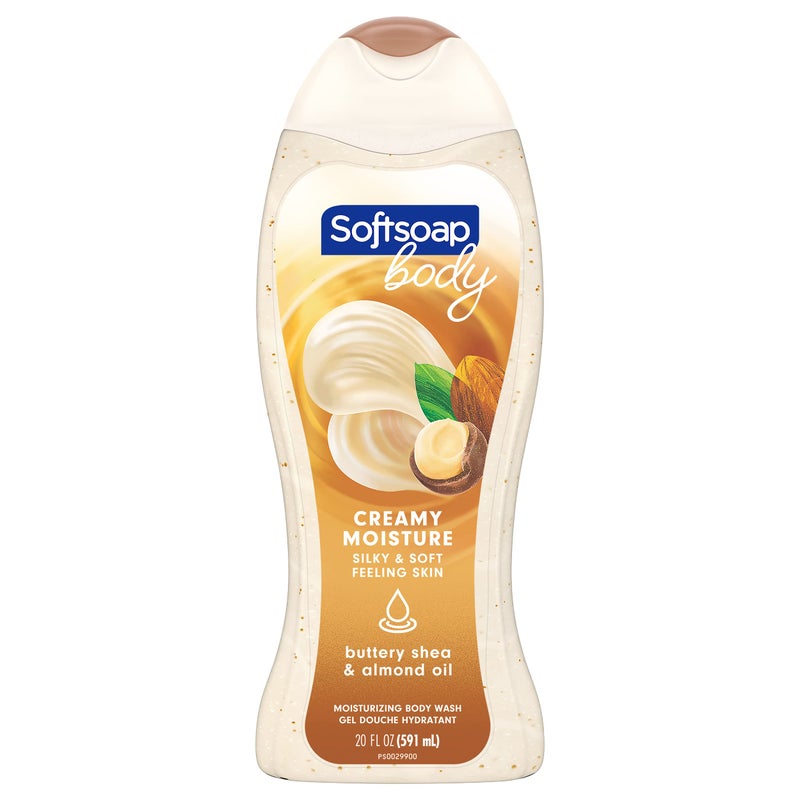 Softsoap Moisturizing Body Wash, Shea & Almond Oil - 20 Fluid Ounce - Image 1